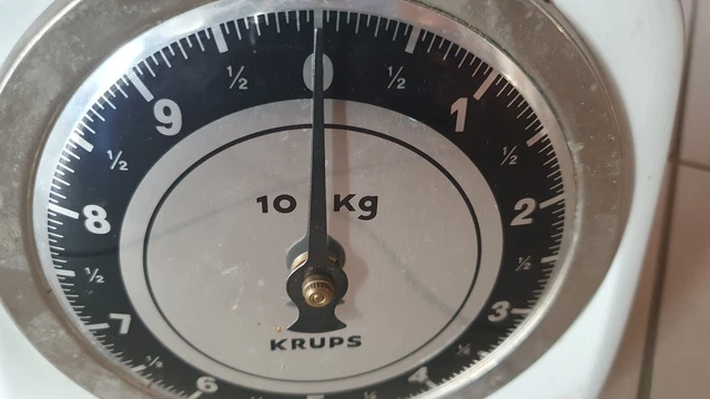Alte KRUPS Waage Tellerwaage Küchenwaage bis 10kg, OHNE Teller