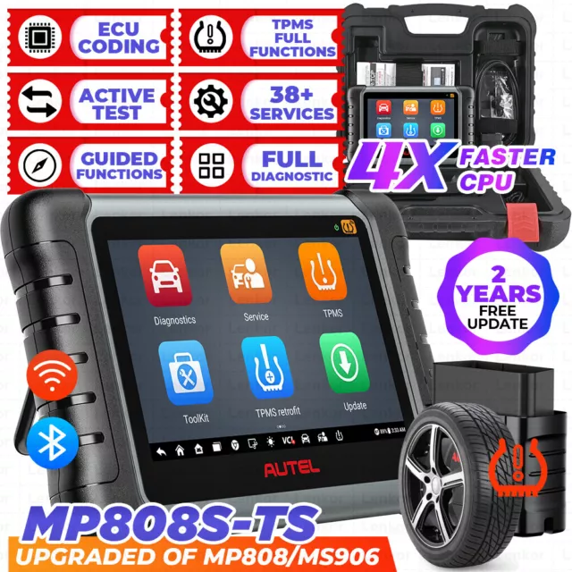 2024 Autel MaxiPRO MP808S-TS Diagnostic Scanner Tool TPMS Coding For BMW Nissan