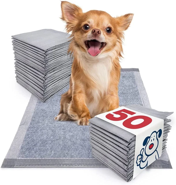 Ultra Carbon Puppy Pads, Small 17X24 Inch, 50 Count - Super Premium Puppy Pee Pa