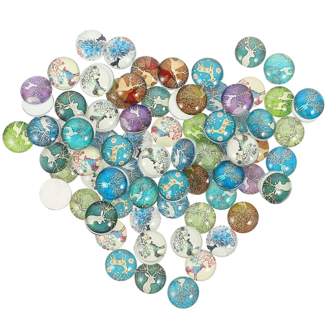 100 Pcs Leuchtender Edelstein-Patch Schmuckzubehör Tischstreuung Ohrringe