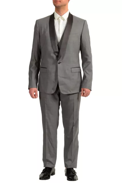 Dolce & Gabbana Men's "Martini" Wool Silk Tuxedo Three Piece Suit US 48R IT 58R