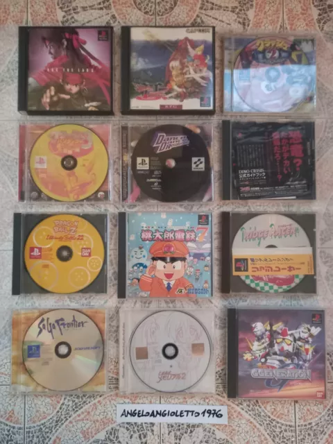 Lotto 12 Videogiochi Per Playstation 1 Play Station 1 Ps1 Versioni Ntsc Jap