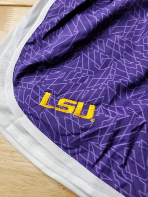 Nike LSU Tigers Womens Running Tempo Shorts Size Small DA3833-547 3