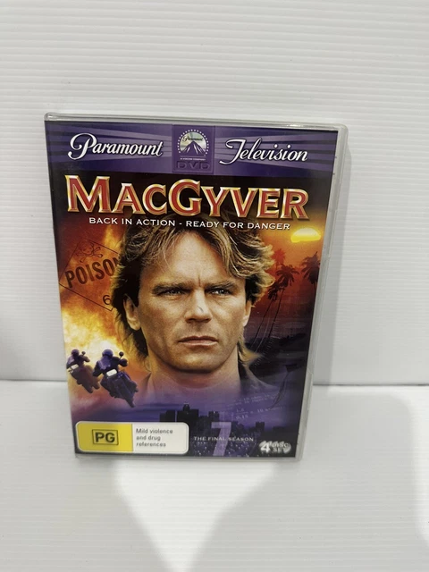 MacGyver : Season 7 | Boxset : The Final Season (DVD, 1991) 4 Discs Region 4 VGC