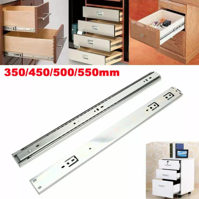 Fridge Slide Push To Open Drawer Runners Ball Bearing Heavy Duty Draw Trailers