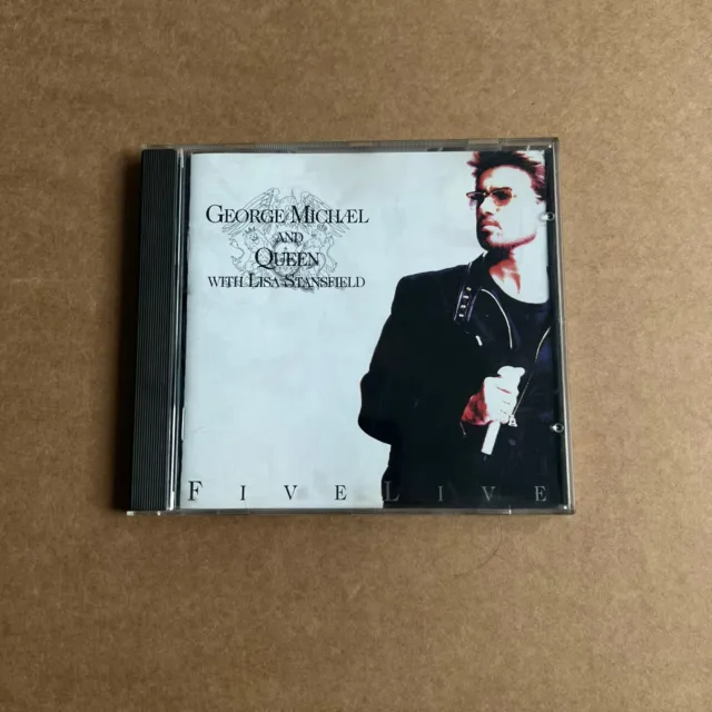 GEORGE MICHAEL AND QUEEN - FIVE LIVE - CD EP 1993 - Usato FV