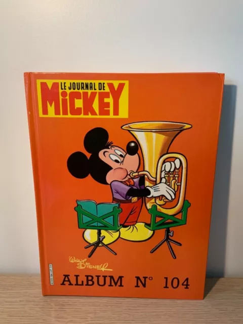 Reliure Mickey n°104. Le journal de Mickey. Walt Disney