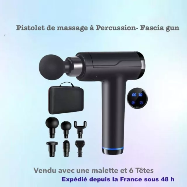 Marteau Pistolet Fascia gun, massage Shiatsu acupuncture sportif professionnel