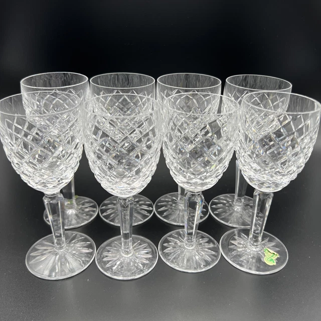 Set 4 Waterford Crystal COMERAGH White Wine  6.5” Vintage Retired: 2 Available