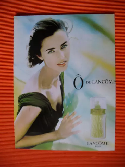 Publicite De Presse Lancome Parfum Eau De Toilette Ô Vaporisateur Ad 1996
