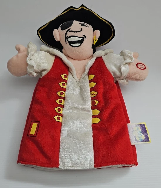 Puppet Captain THE WIGGLES 2004 Captain Feathersword Hand Puppet. Red White Black $22. ...