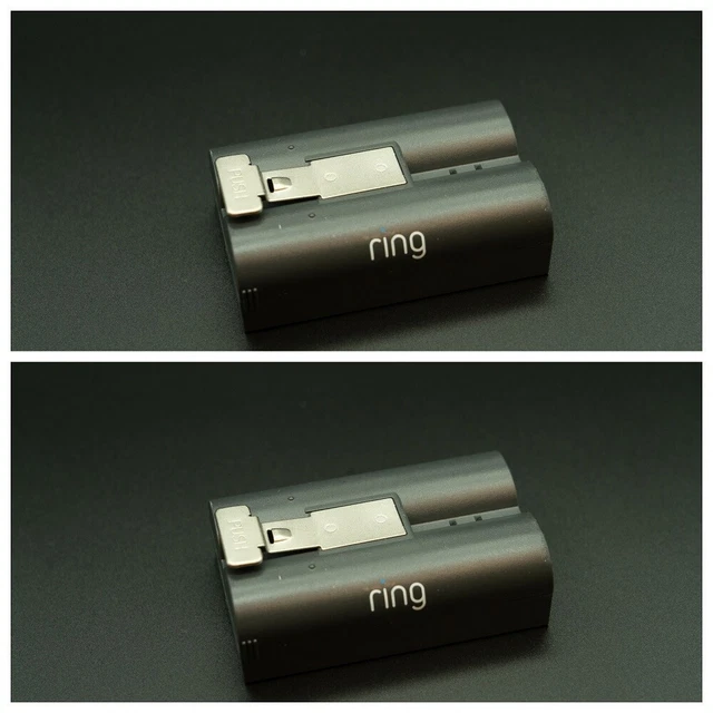 2PC GENUINE RECHARGEABLE Battery V4 Ring Video DoorBell 2, 3, 4 Quick