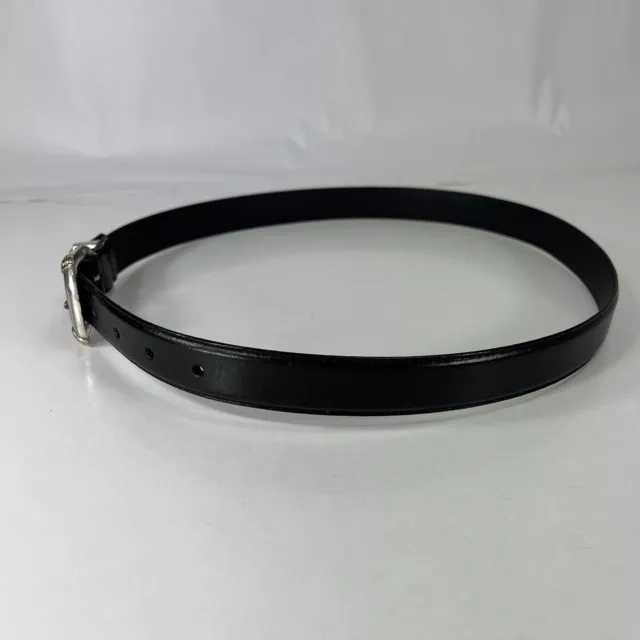 Fossil Black Genuine Leather Belt - Women's Size 32 3