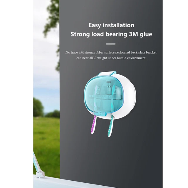 UV Toothbrush Cleaner Wall Mounted Toothbrush Holder Electric Toothbrush