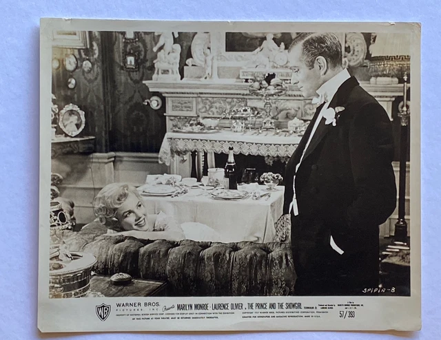 Marilyn Monroe the prince and the showgirl original movie photo