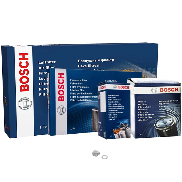 BOSCH Controllo Set Filterset per Fiat Grande Punto 199 1.9 D Multijet 199