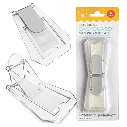 Door Lock Child Safety - Closets, Windows, Patio, Glass Doors - Doubl...
