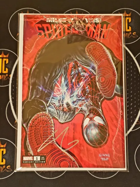 SIGNED Miles Morales Spider-Man #1 John Giang Inaugural Cover Marvel Comics 2022