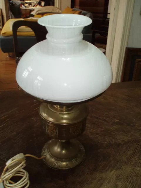 exklusive alte Lampe Stehlampe  Jugendstil wie Petroleumlampe guter Zustand