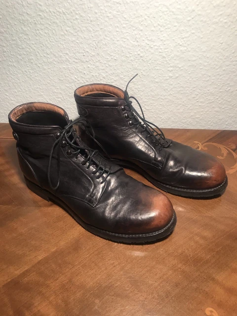 Stivali di servizio Alberto Fasciani pelle di cavallo cavallo Cordovan taglia 43,5 nuovi 850€