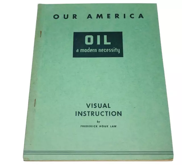 1942 Coca Cola Coke Our America Education Series Instruction Booklet Book Oil