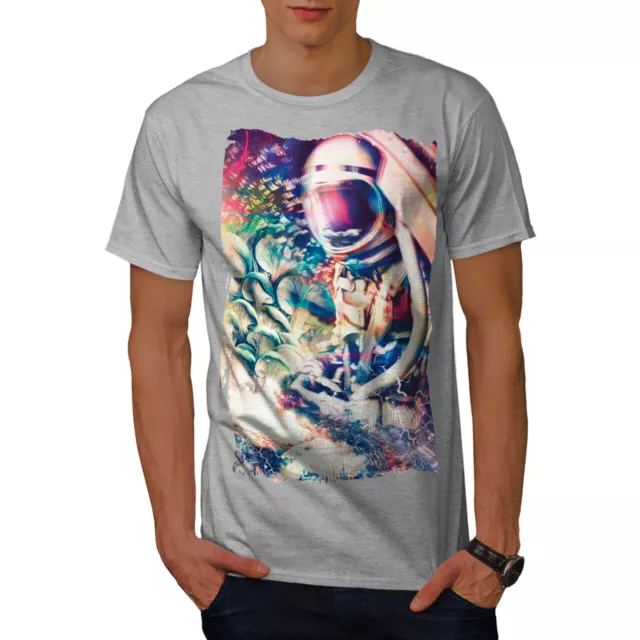 Wellcoda Astronaut Mystic Space Mens T-shirt, Epic Graphic Design Printed Tee
