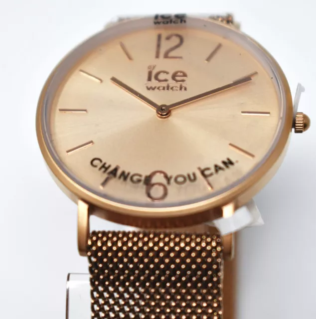 Ice-Watch City Milanese Rose gold Matte Bracelet Watch 012710 small