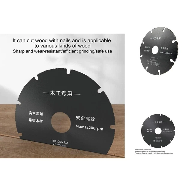Cutting Blade High Hardness Cut Wood Cutting Disc Cutter Blade Efficiency