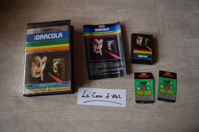 Jeu Vidéo Dracula Pour Console Intellivision, édité Par Imagic, état Correct (jeu Rétro)