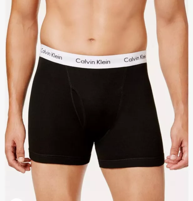 Calvin Klein Cotton Classic Fit Boxer Brief 5 Pack Black Men Underwear NB1899923 2