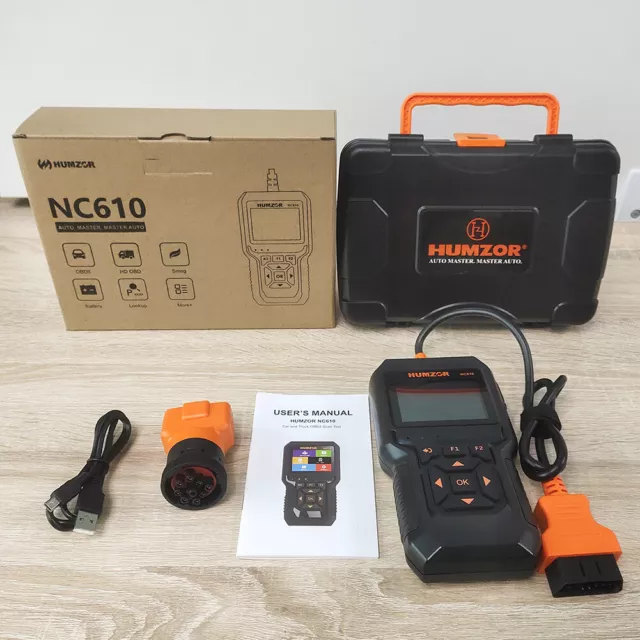 Truck Engine Fault Code Reader OBD Fault Scan Tool Heavy Duty Engine Light Check