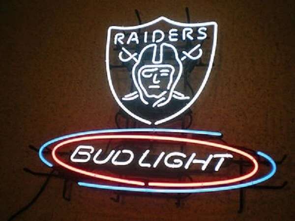 CoCo Las Vegas Raiders Nation Bvd Light Beer Neon Sign Light 24"x20"