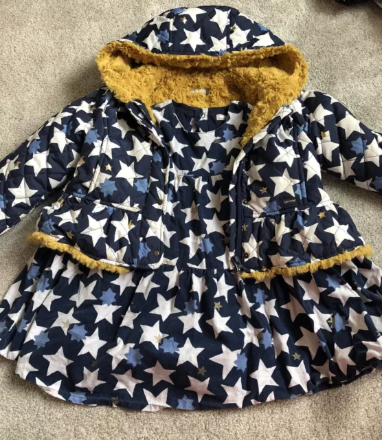 Catimini Star Dress and Matching Coat Age 3