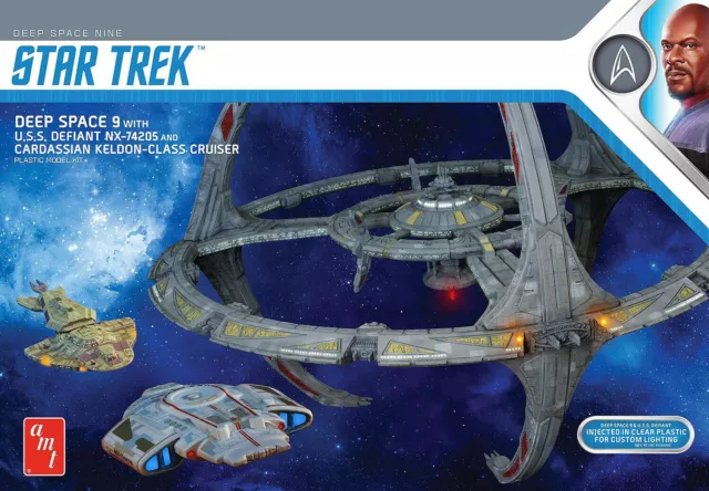 AMT1245 AMT 1/3300 STAR TREK Deep Space 9 & USS Defiant & Cardassian Cruiser