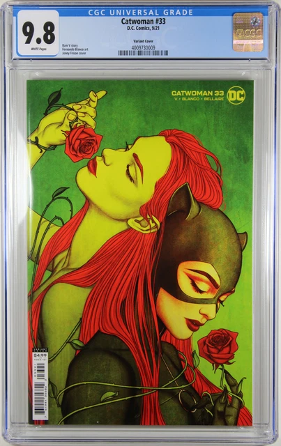 Catwoman #33 (Jenny Frison Variant) Comic Book ~ Cgc 9.8 Nm/M