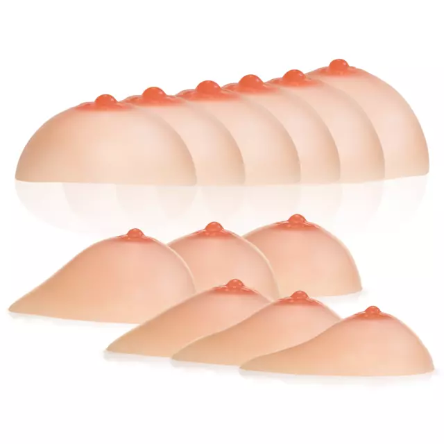 1200g/Pair DD Cup Round Shape Breast Silicone Forms Artificial