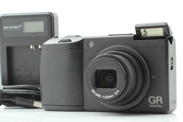 [Near MINT] RICOH GR DIGITAL II 10.1MP Digital Camera Black From JAPAN