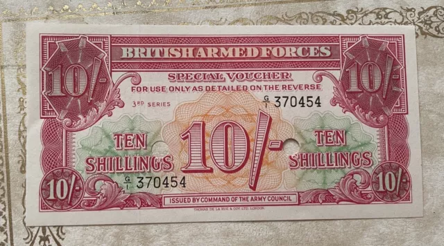 British Armed Forces, 10 Shilling - 1956 M-28 - Elizabeth II - 3rd Series