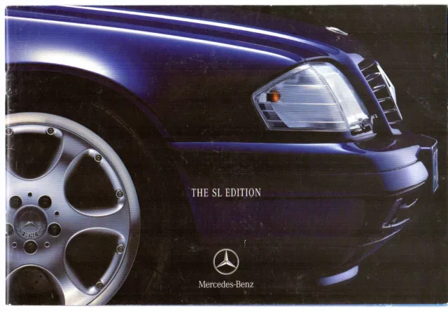 Mercedes-Benz SL Edition Limited Edition 2000 UK Market Sales Brochure 320 500