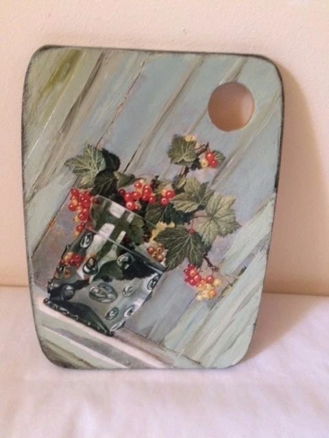 Hand decorated by ME bamboo cutting chopping  board