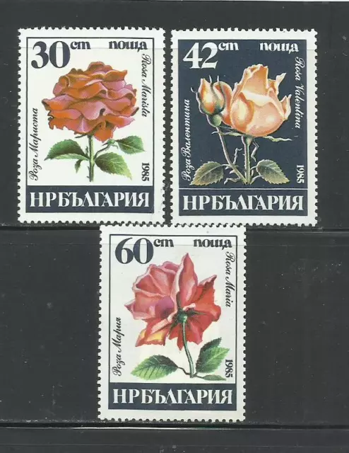 BULGARIA. Año: 1985. Tema: FLORA. FLORES.