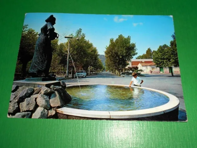 Cartolina Guardia Piemontese Terme - Fontana della Guardiola e Viale 1972