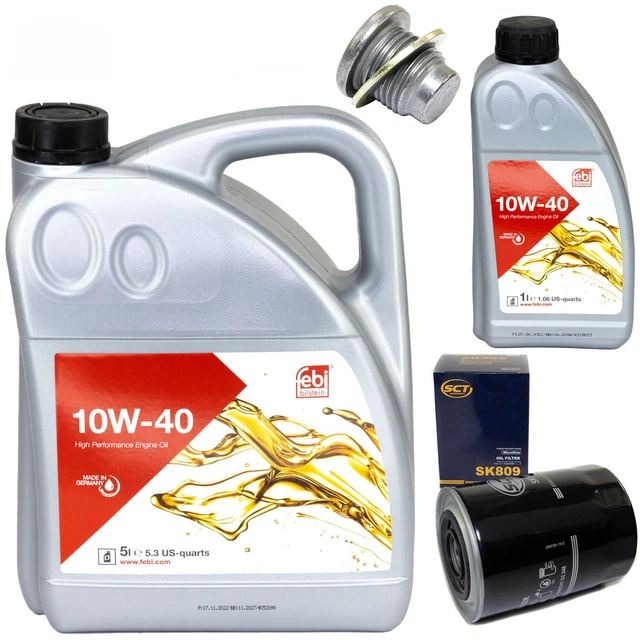Mannol Extreme 5W40 Motoröl Set 5 Liter + Ölfilter SM174 – Vollsynthetisches Öl Für Benzin & Diesel