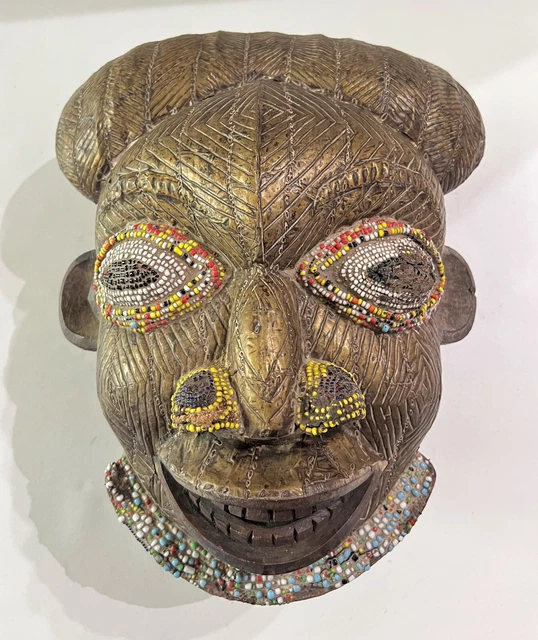 African Bamun or Bamileke Mask from Cameroon