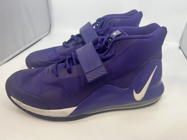 Size 15.5 Nike Air Force Max  Men's Shoes Court Purple/White AR4095-501.