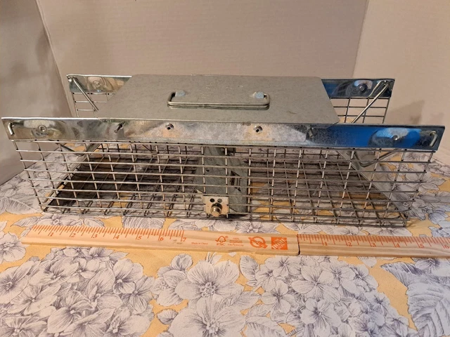 Original Havahart Live Animal Cage Trap 17  X 5  x 5                      S