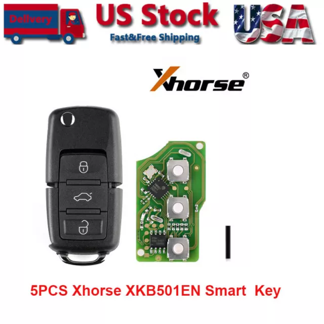 XHORSE Universal Remote Key B5 Type For Volkswagen Compatible With VVID Tool