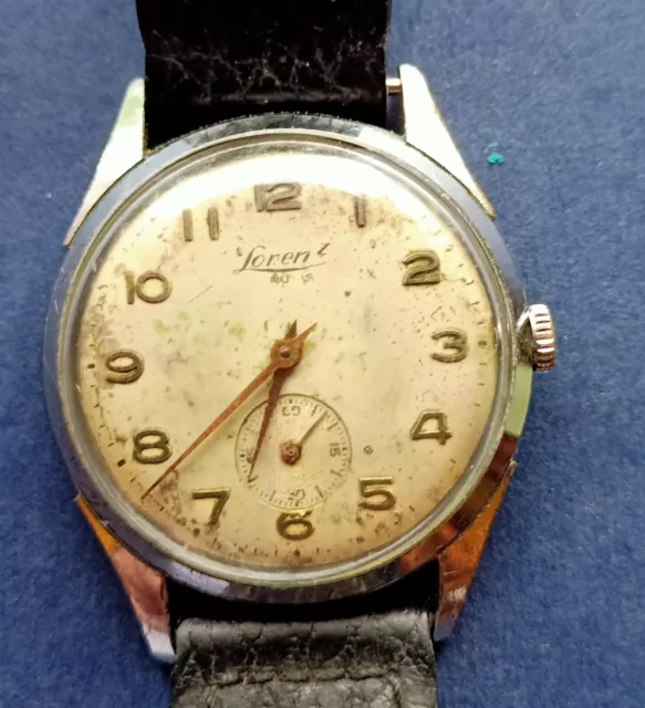 Lorenz orologio da polso meccanico caricamanuale anni 60
