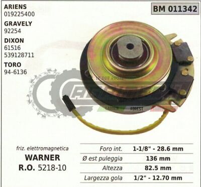 Toro Embrayage Électromagnétique Tracteur Tondeuse Toro 116277 25,4mm 136mm h89mm 