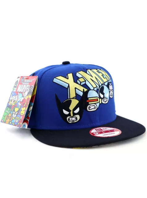 New Era Tokidoki X-Men 9fifty Snapback Hat Adjustable Marvel Simone Legno Blue